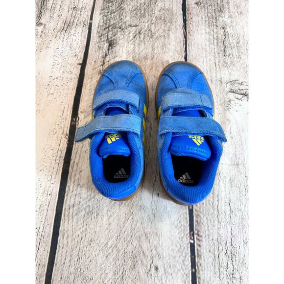 ADIDAS Boy’s VL Court Sneakers / Size: 8K - Picture 3 of 9